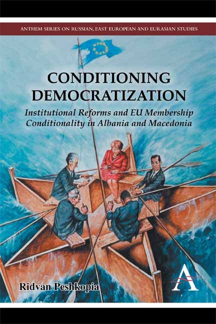 Book cover image for Conditioning Democratization ISBN: 9781783084227